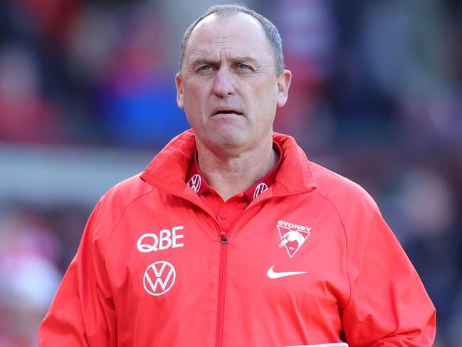 John Longmire says everyone at the Swans is firmly focused on season 2024. Picture: Getty Images