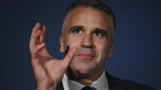 CANBERRA . May 28, 2024: Premier of South Australia, Peter Malinauskas during the Defending Australia dinner at The Australian War Memorial in Canberra . Picture: Martin Ollman