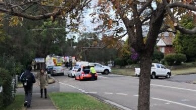 A Hydroponic cannabis setup has been found inside a home engulfed in flames in Epping yesterday. Picture: Facebook/Andrew Chen