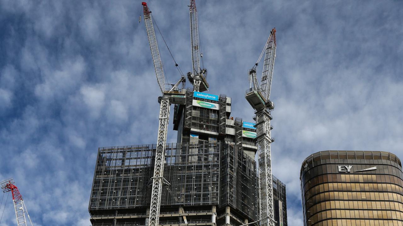 Lendlease has been hit by a downturn in the commercial property market but interest rates are starting to fall again. Picture: NCA Newswire/Gaye Gerard