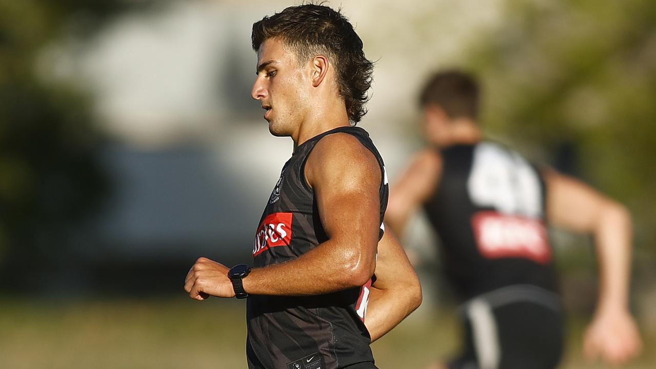 Nick Daicos was a standout again during Collingwood match sim. Picture: Mike Owen/Getty Images