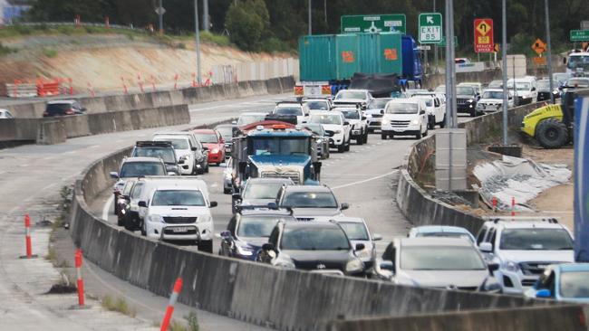 While Gold Coast traffic may seem frustrating, it’s much worse elsewhere. Picture: NCA NewsWire / Scott Powick