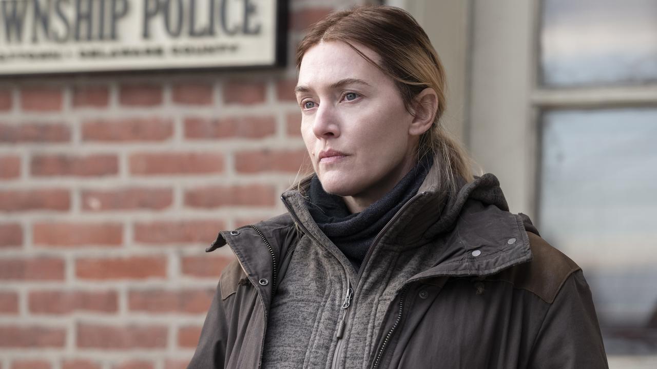 Kate Winslet in a scene from Mare Of Easttown. Picture: Binge/HBO