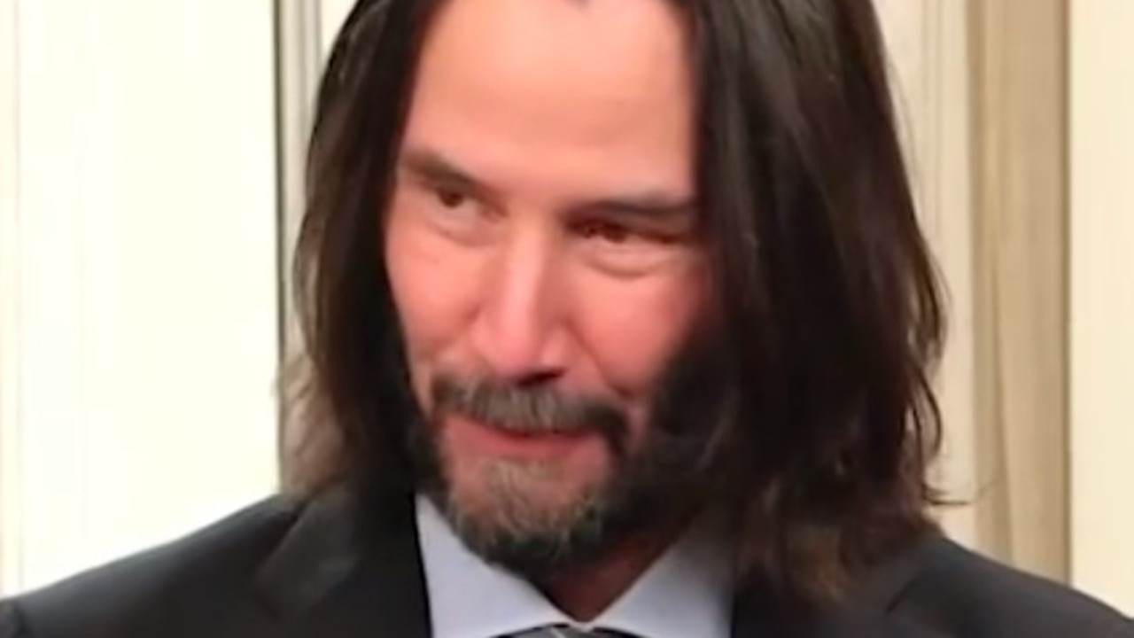 Keanu Reeves' awkward TV interview on Good Morning Britain. Picture: ITV