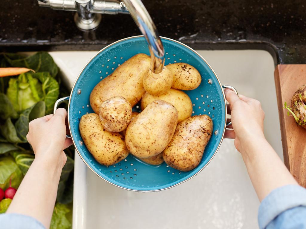 As an abundant source of potassium, potatoes may help to naturally lower blood pressure. Picture: iStock