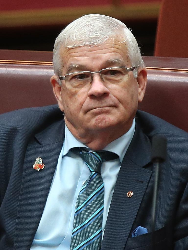 Senator Brian Burston is out of favour after supporting business tax cuts. Picture: Kym Smith