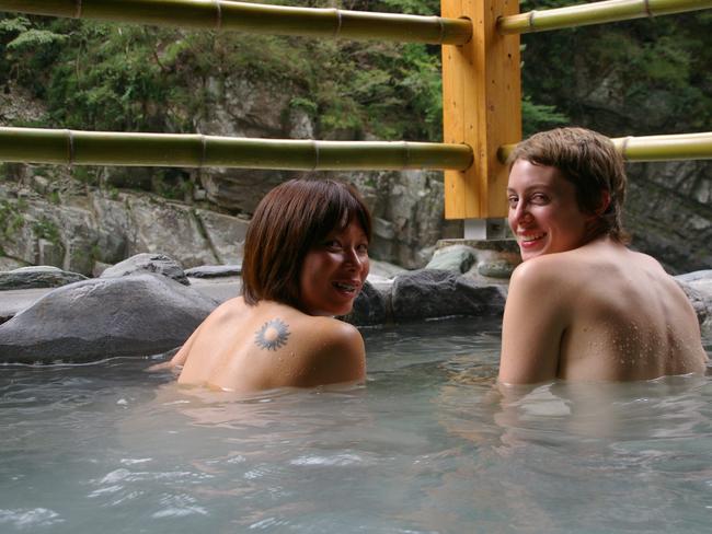 Japanese hot springs are the perfect way to unwind.