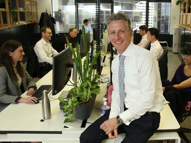 19/08/2020. Darren Steinberg, CEO of Dexus, photographed at their offices in Sydney. Britta Campion / The Australian