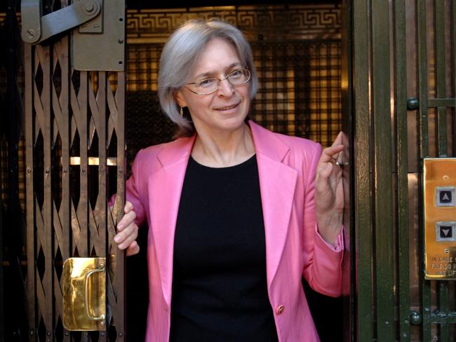 Russian author Anna Politkovskaya in Sydney in an undated photo. Picture: NewsCorp