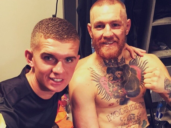 Wallace was a former sparring partner for UFC star Conor McGregor. Picture: Supplied