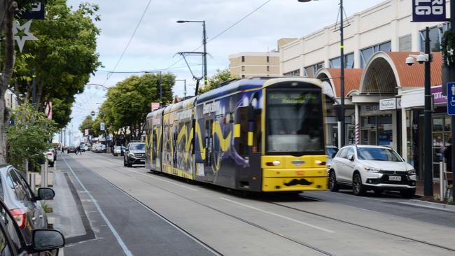 Anti-social behaviour has become more prevalent on Jetty Rd at Glenelg, prompting the enforcement of a permanent dry zone. Picture: Brenton Edwards