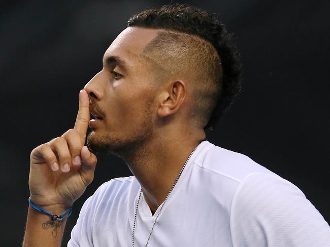 Nick Kyrgios is taking steps to silence his critics.