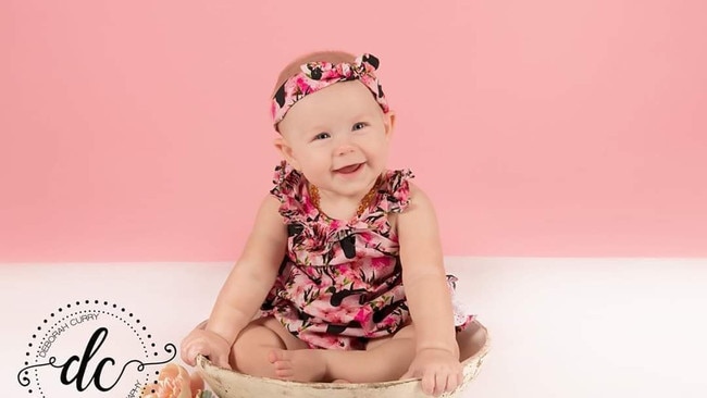 Alayah Hassall, enjoying her photo shoot. Picture: Deborah curry