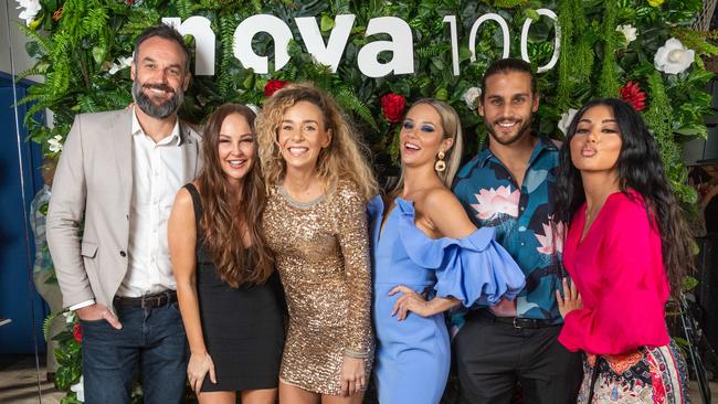 Mark, Melissa, Heidi, Jessika, Michael and Martha at Nova’s Married At First Sight listeners’ party.