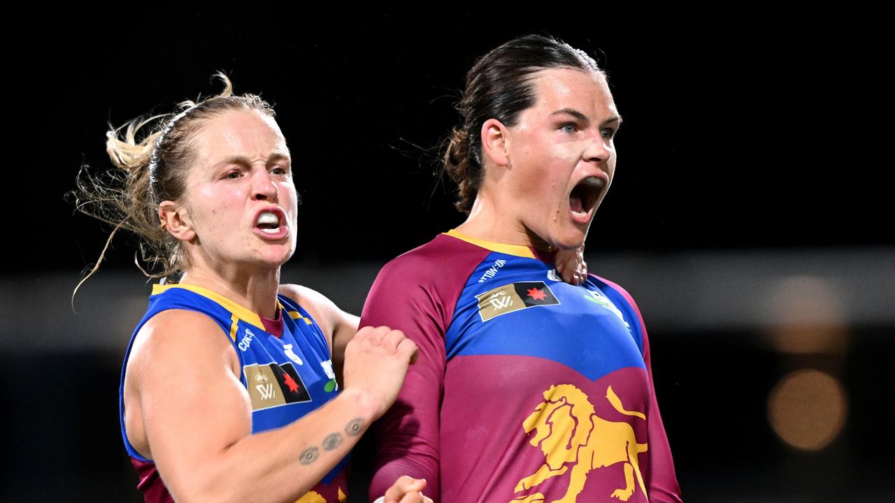 AFLW: Bulldogs mauled in Springfield as Lions roar again