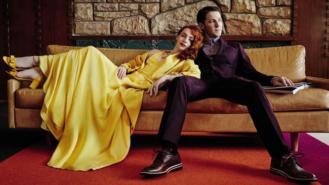 Wiggles real-life couple Emma Watkins and Lachlan Gillespie make living and working together look easy. Pictures: Harold David