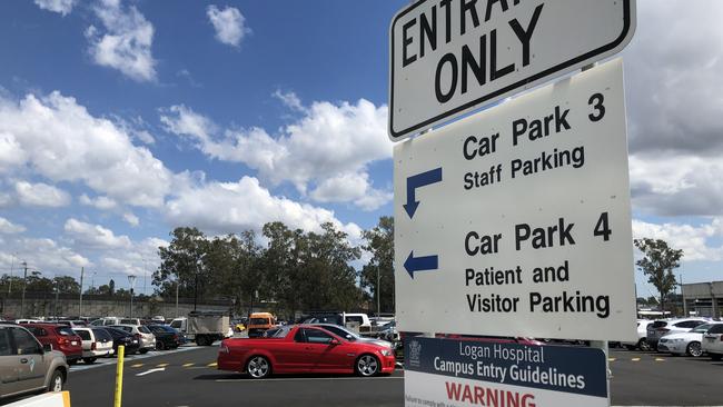 The free carparking at Logan Hospital will vanish after the new multistorey car park opens later this year.