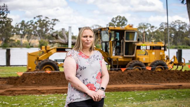 Mid Murray Council Mayor Simone Bailey has put a call out for wood to ensure their two paddle-steamers keen turning. Picture: Tom Huntley