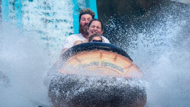 All the fun of the Show.  Royal Melbourne Show day 6. The Pirate's Revenge ride.Picture Jay Town