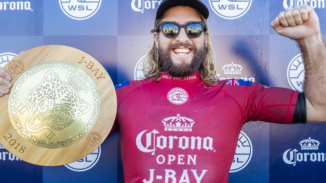 Australian Wade Carmichael finished runner-up at J-Bay last year.