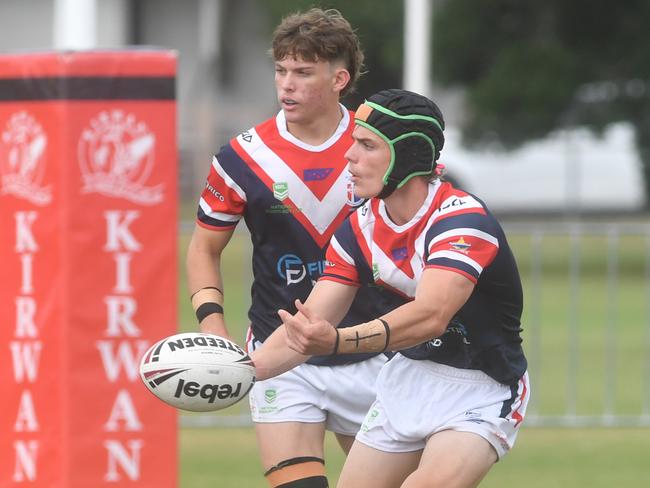 Kirwan State High School hosts St Patrick's College, Mackay, in round 1 of the 2025 Aaron Payne Cup. Picture: Evan Morgan
