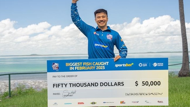 Kin (Akim) Lay is $50k richer after winning the Million Dollar Fish Size Matters competition.