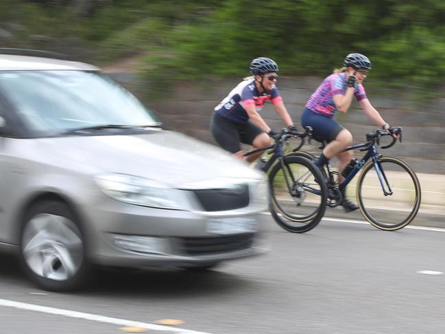 Cyclists across Melbourne were left on edge after the alleged hit-run. Picture: Picture: David Crosling