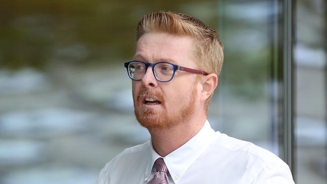 Former Surfers Paradise Meter Maids general manager Michael Yarwood arriving at Brisbane Supreme Courts. Photographer: Liam Kidston.