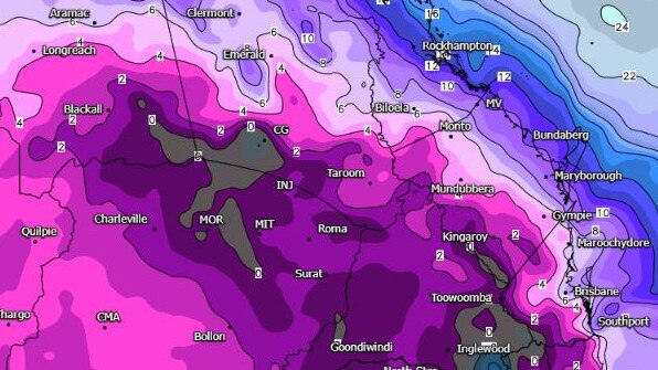 The temperature is expected to drop in parts of Queensland from the weekend.