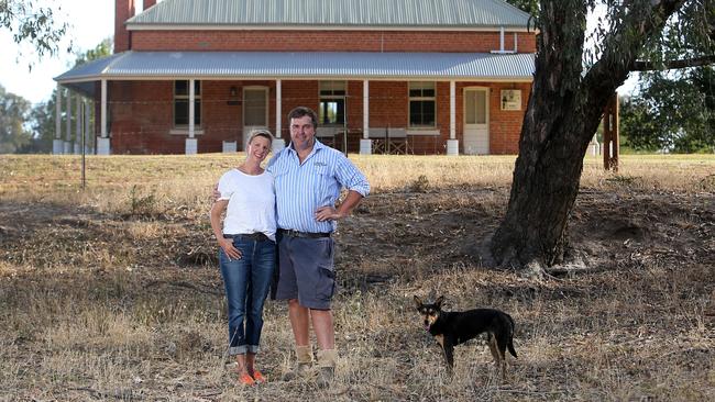 2018 Farmer of the Year winners Tom and Phoebe Bull at Kinross, Holbrook, NSW. Picture: Yuri Kouzmin