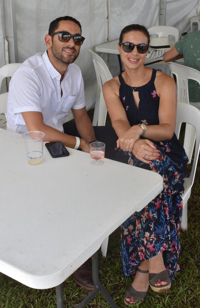 Sarah Banian and Antonio Olivares enjoy their day at the Polo By the Sea event in Maroochydore. Picture: Eddie Franklin