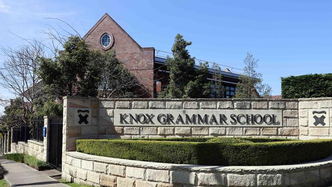 Knox Grammar School on Sydney’s upper north shore had 63 all-round achievers in the 2024 HSC. Picture: Tim Hunter.