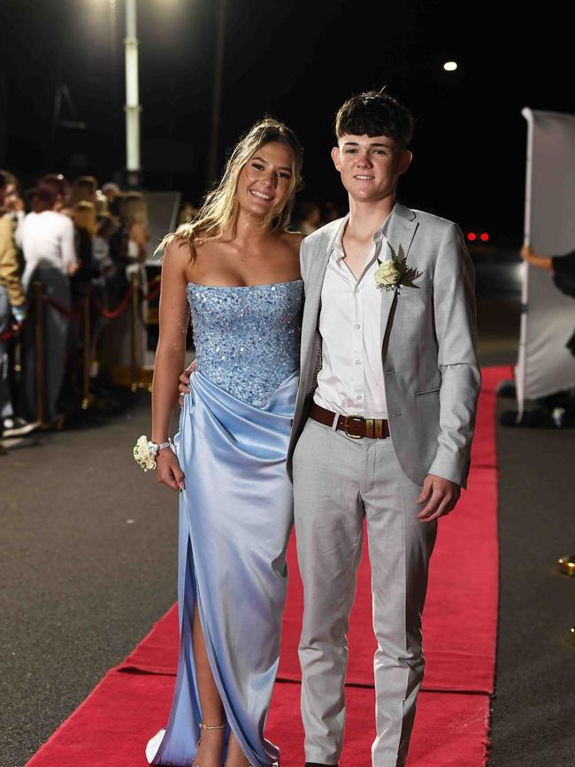 Harry Davies &amp; Emma Baillie at Xavier Catholic College year 12 formals. Picture: Patrick Woods.