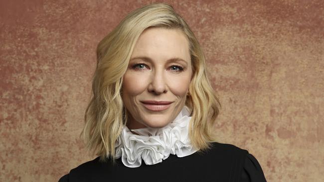 Global Aussie film star Cate Blanchett made a passionate plea to undecided voters on the ABC’s 7.30. Picture: Getty Images