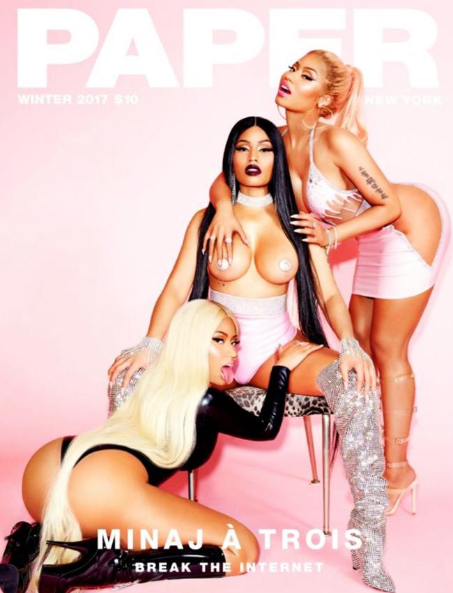 That’s ... a lot of Nicki. Picture: Paper Magazine