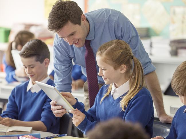 Generic school students, school kids, classroom, teacher Picture: Getty Images