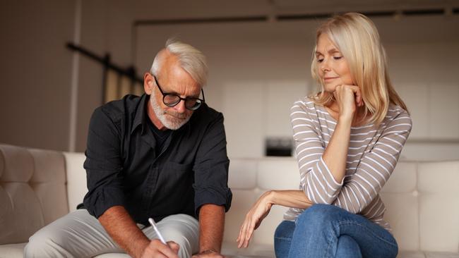 One-third of divorces happen after 50. Picture: iStock.