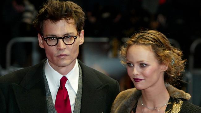 Depp and Paradis at the 2004 premiere of his film <i>Finding Neverland. </i>Picture: AP Photo/John D McHugh.