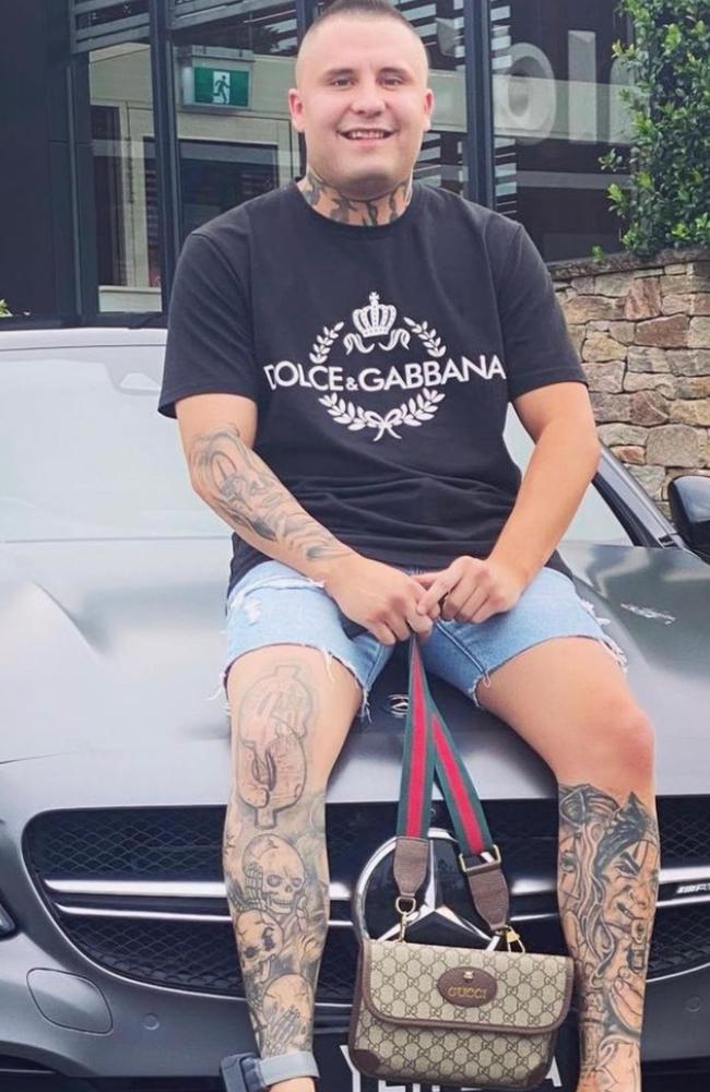 Tayne Riley Clarkson, 22, who police alleged was president of the South Coast chapter of the Finks bikie gang, has been jailed for arson.