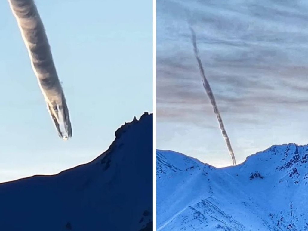 Alaska State Troopers were sent near Lazy Mountain after footage showed an unusual cloud.