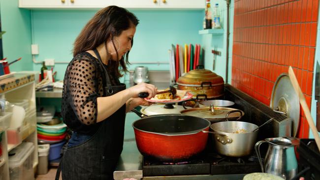 Durkhanai Ayubi at work in the kitchen. Picture Matt Turner.