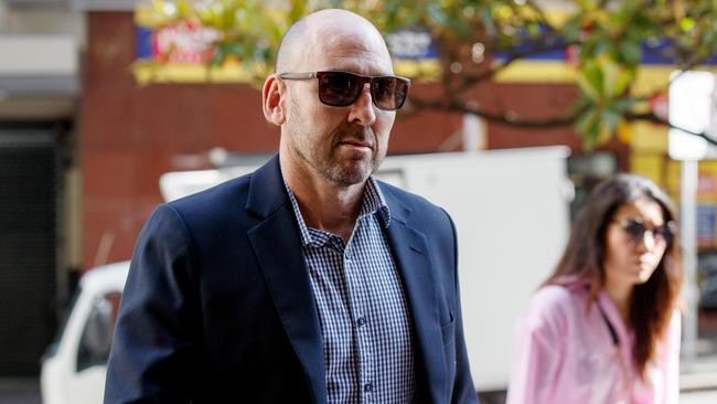 Daniel Dunkley arrives at the Downing Centre District Court on Friday. Picture: Nikki Short / NCA NewsWire