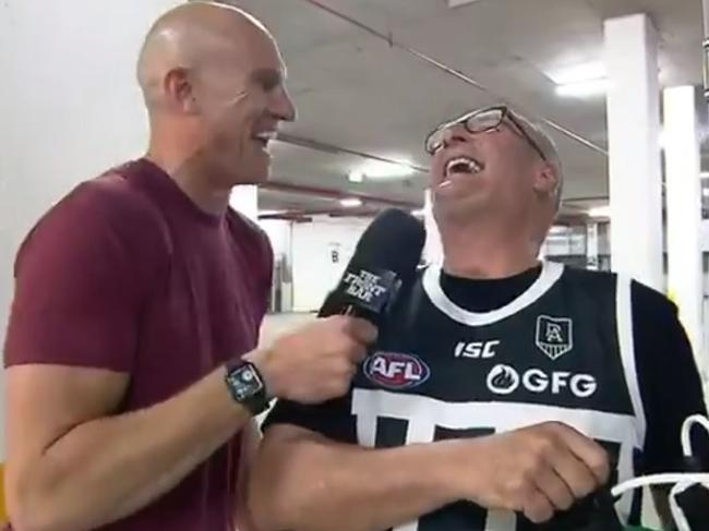 Fitzy had plenty of fun with Kochie.