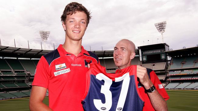 Jim Stynes saw something different in Max Gawn when he was drafted by the Demons.