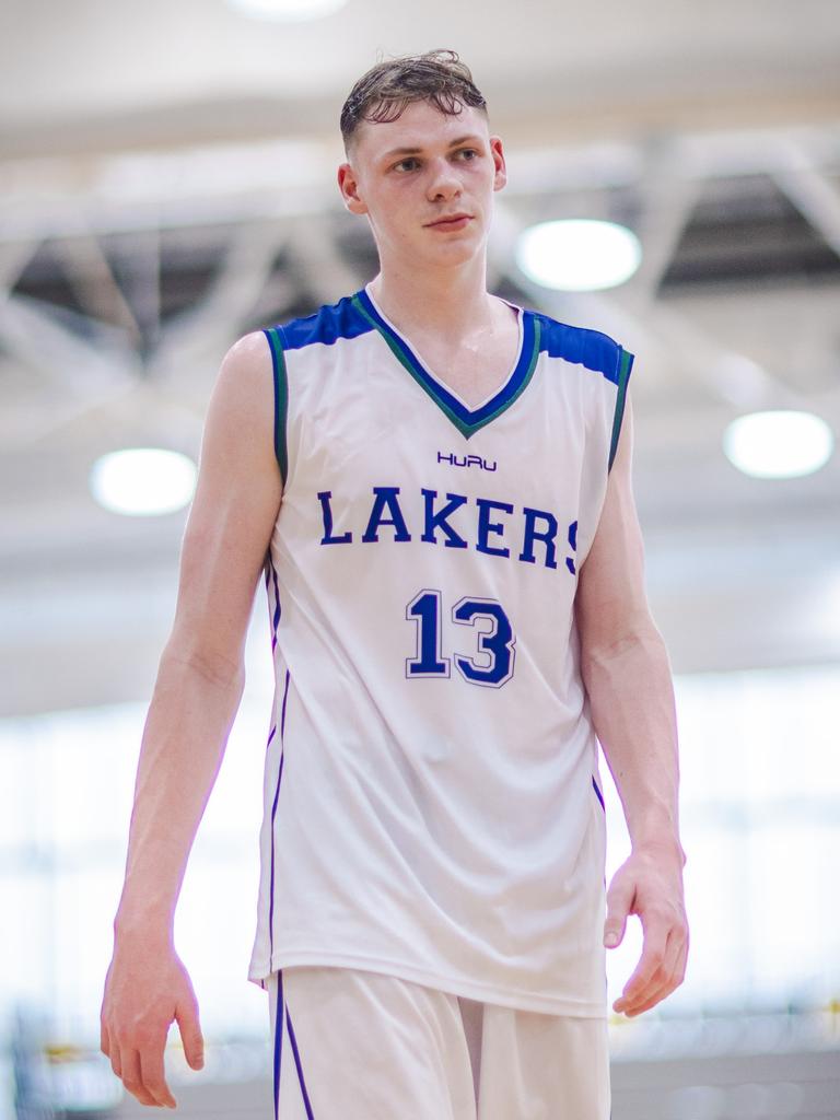 Lake Ginninderra player James O'Donnell during the Basketball Australia Schools Championships. Picture: Taylor Earnshaw