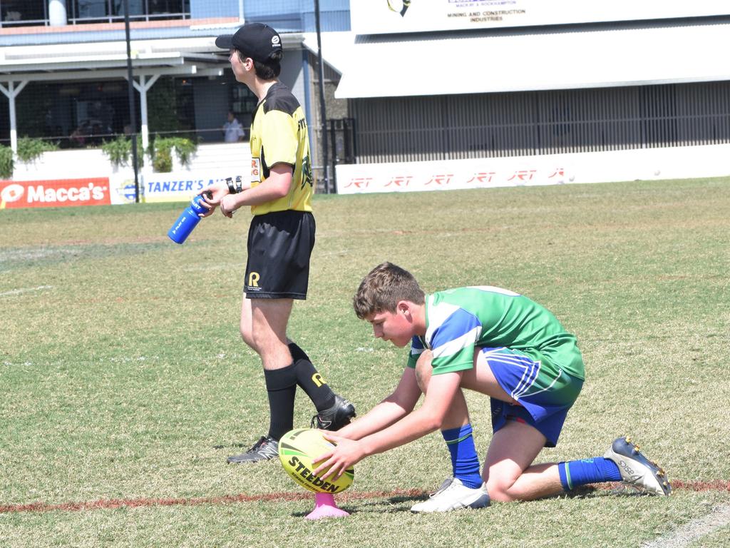 Rockhampton District Secondary Schools Rugby League grand finals, Year 9A, St Brendan’s College versus The Cathedral College Browne Park, September 10, 2022.