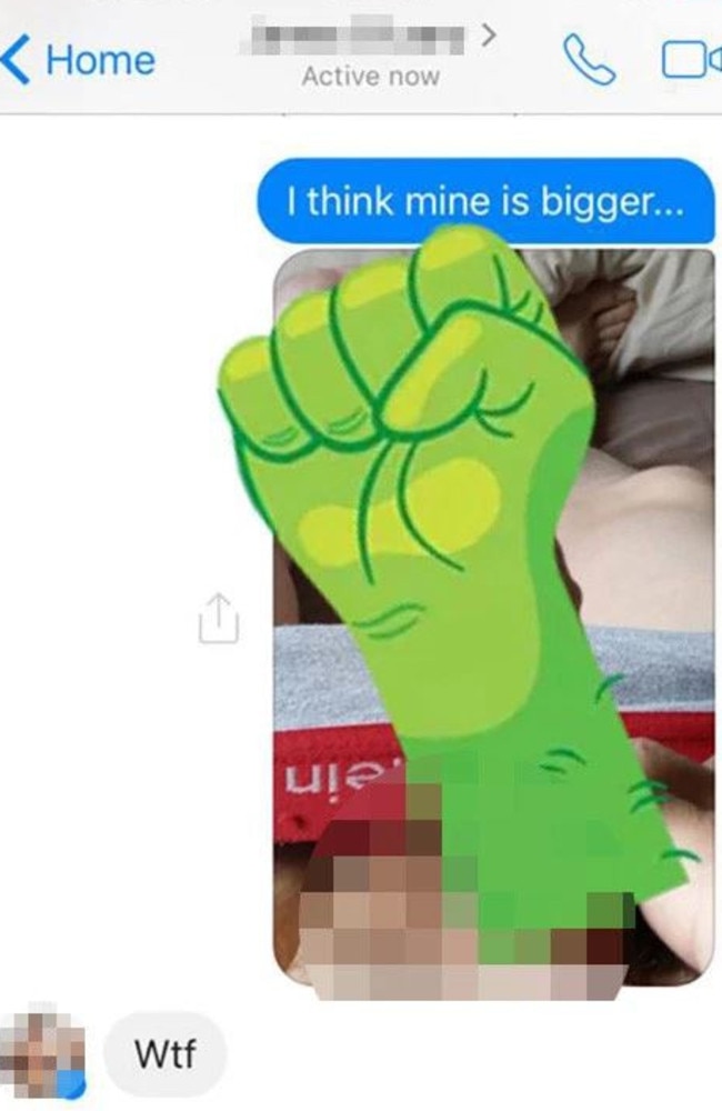 He sent a dick pic, and got dozens of them back. Well played.