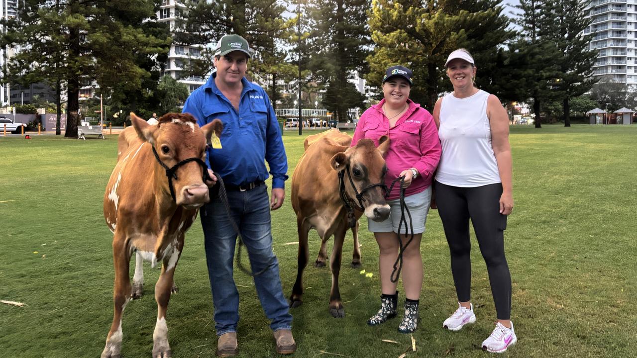 Left to right: Macy, Thomas Brook, Lucy, Cynthia Brook, Natalie Geard. Picture: Jacklyn O'Brien.