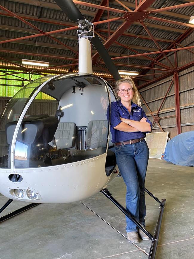 Verity-Jane Dolton is the lead engineer at A and A Aviation at Carnarvon, WA. Picture: Supplied