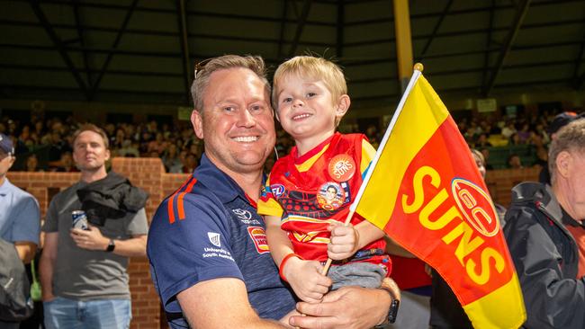 Fans flocked to Norwood Oval Picture: Ben Clark